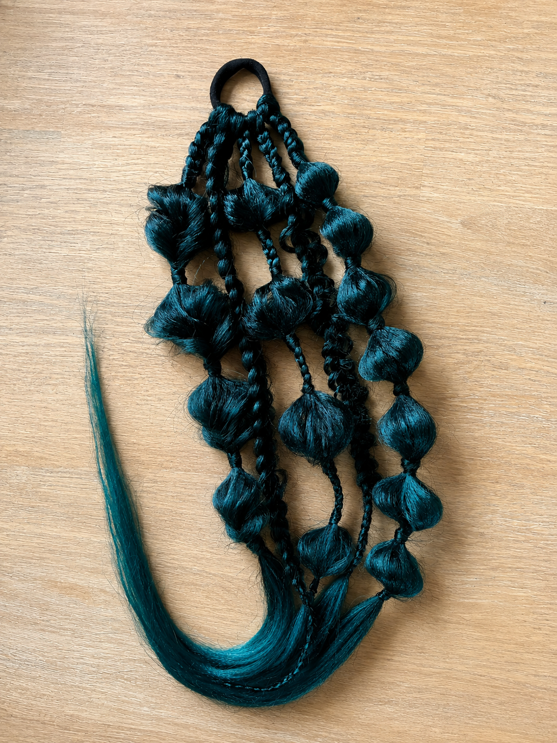 Festitukka colourful handmade  party braid extension